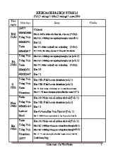 Kế hoạch bài học tuần 12 lớp 4 - Năm học 2016-2017 - Lê Văn Hoàn